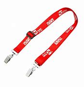 Image result for Double Printed Lanyards with Safety Clip