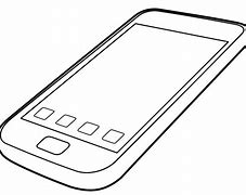 Image result for iPhone with Apps Clip Art Black and White