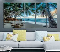 Image result for Tropical Beach Canvas Print