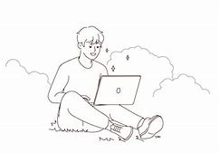 Image result for Guy Sitting at Computer