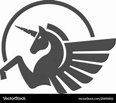 Image result for Black Unicorn Flat Logo