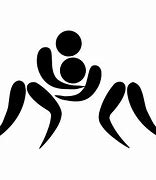 Image result for Wrestling Silhouette Clip Art Single