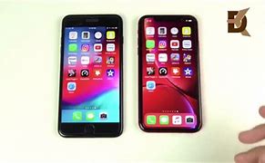 Image result for iPhone XR vs iPhone 7