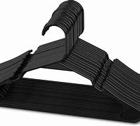 Image result for Black Plastic Clothes Hangers