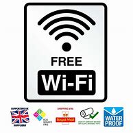 Image result for Wi-Fi Zone Sticker