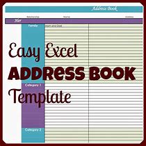 Image result for Simple Phone Book Template Excel