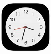 Image result for Clock Icon On Tablet