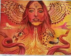 Image result for Psychedelic Mountain Art