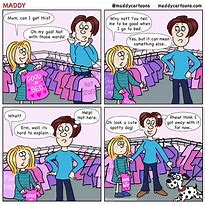 Image result for Funny Shopping Cartoons