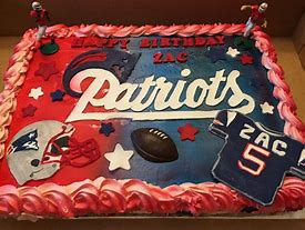 Image result for New England Patriots Birthday Cake