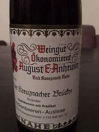 Image result for August E Anheuser Kreuznacher Kronenberg Riesling Auslese