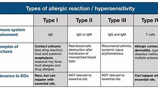 Image result for Allergy Types