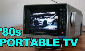 Image result for Portable TV 80s