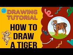 Image result for Drawn Tiger