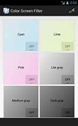 Image result for Color Filter Android 10