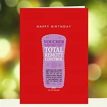 Image result for TV LED Birthday Card