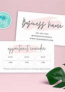 Image result for Appointment Reminder Card Template