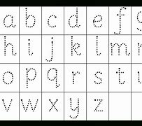 Image result for Broken Letters for Tracing
