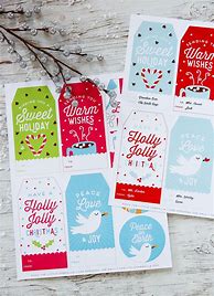 Image result for Customizable Gift Tags Printable
