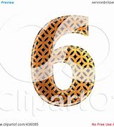 Image result for Orange Number 6 Clip Art