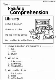 Image result for Kindergarten Reading Worksheets