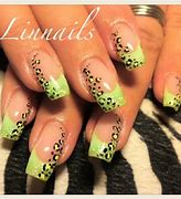 Image result for Nail Art Green Leopard
