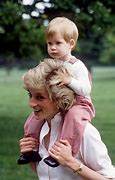 Image result for Images of Princess Diana with Baby Harry