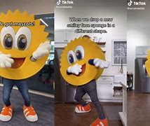 Image result for Blue Scrub Commercial Mascot