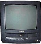 Image result for Sharp TV/VCR Combo 25Vtk100