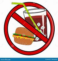 Image result for No Fast Food Sign