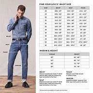 Image result for Levi's Jean Size Chart