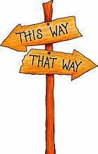 Image result for Which Way to Go Clip Art