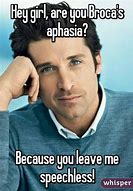 Image result for Aphasia Meme