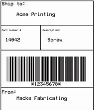 Image result for Label Printer Sample