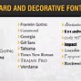 Image result for Word Fonts