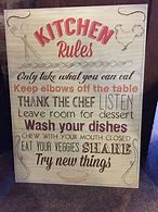 Image result for Rules for Kitchen If You