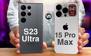 Image result for S23 Ultra vs 15 Pro Max Screen