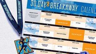 Image result for 30-Day Breakaway Calendar