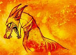 Image result for Hellhound Monster Girl Art