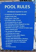 Image result for Pool Rules and Regulations