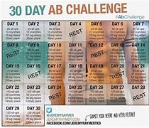 Image result for 30-Day AB Challenge Printable