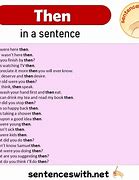 Image result for If and Then in a Sentence