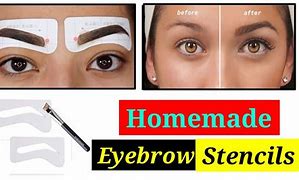 Image result for Actual Size Eyebrow Template