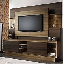 Image result for Two Tone TV Wall Unit