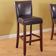 Image result for Coaster Brown Leather Bar Stools