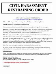 Image result for Restraining Order Document Funny