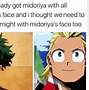 Image result for All Might Scar Meme