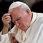 Image result for Pope John Paul II Praying Rosary