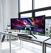 Image result for Samsung 57 Inch Odyssey Neo G9 Curved Gaming Monitor 240Hz PNG