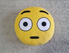 Image result for Flushed Face Emoji Pillow
